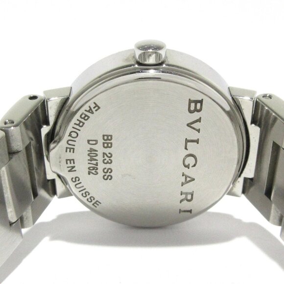 Auth BVLGARI Bvlgari Bvlgari BB23SS D****** Silver Women's Wrist Watch - Picture 8 of 12